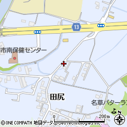 和歌山県和歌山市田尻578周辺の地図