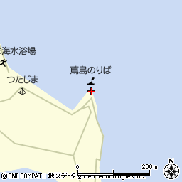 蔦島旅客船ターミナル（三豊市）周辺の地図