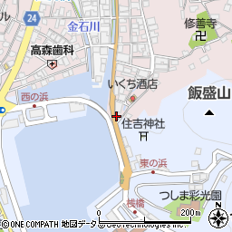 長米株式会社　対馬営業所周辺の地図
