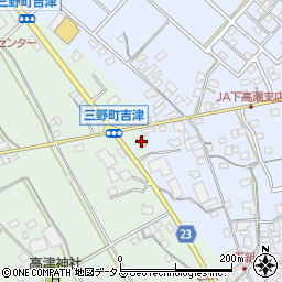 ファミリーマート三野町店周辺の地図