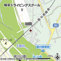 香川県仲多度郡まんのう町羽間1874周辺の地図