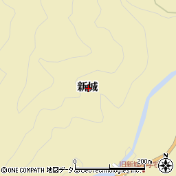〒640-1481 和歌山県伊都郡かつらぎ町新城の地図