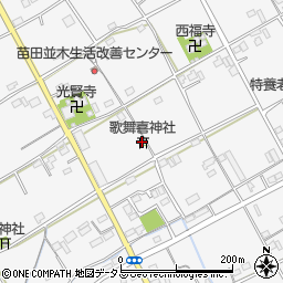 歌舞喜神社周辺の地図