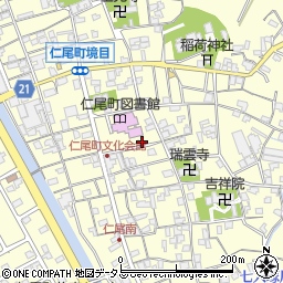 香川県三豊市仁尾町仁尾丁317周辺の地図