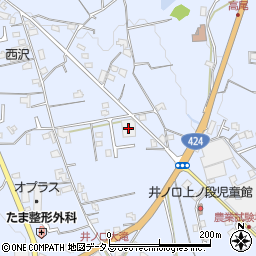 西沢材木店第２工場周辺の地図