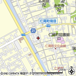 喜田木材株式会社周辺の地図