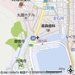 長崎県対馬市厳原町国分1279周辺の地図