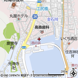 長崎県対馬市厳原町国分1252周辺の地図