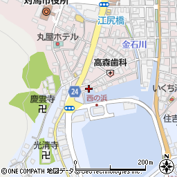 長崎県対馬市厳原町国分1278周辺の地図