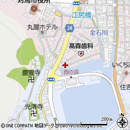 長崎県対馬市厳原町国分1278周辺の地図