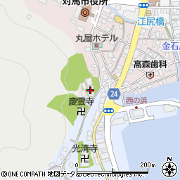 西山禅寺周辺の地図