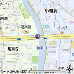和歌川大橋周辺の地図