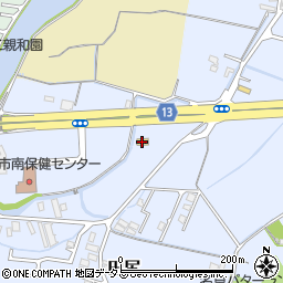 ローソン和歌山田尻店周辺の地図