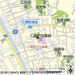 香川県三豊市仁尾町仁尾丁883周辺の地図
