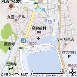 長崎県対馬市厳原町国分1254周辺の地図