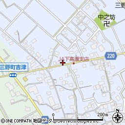 香川県三豊市三野町下高瀬962周辺の地図