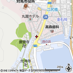 長崎県対馬市厳原町国分1283周辺の地図