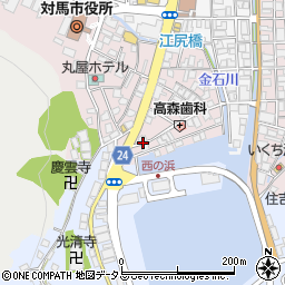 長崎県対馬市厳原町国分1289周辺の地図