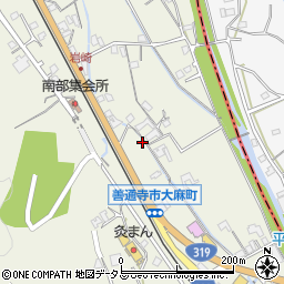 香川県善通寺市大麻町337-1周辺の地図