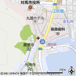 長崎県対馬市厳原町国分1401-4周辺の地図