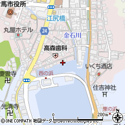 長崎県対馬市厳原町国分1258周辺の地図