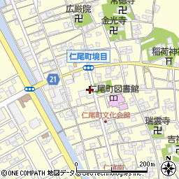 香川県三豊市仁尾町仁尾丁879周辺の地図