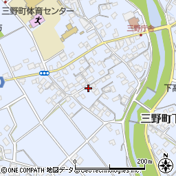 香川県三豊市三野町下高瀬495-3周辺の地図