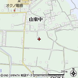 和歌山県和歌山市山東中179周辺の地図
