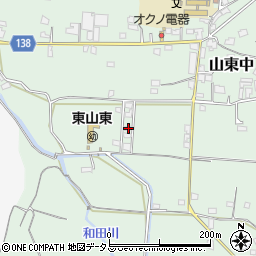 和歌山県和歌山市山東中143周辺の地図