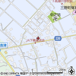 香川県三豊市三野町下高瀬850-1周辺の地図