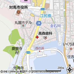 長崎県対馬市厳原町国分1365周辺の地図