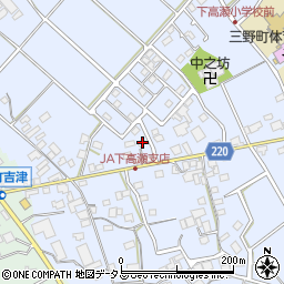 香川県三豊市三野町下高瀬850周辺の地図