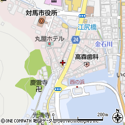 長崎県対馬市厳原町国分1368周辺の地図