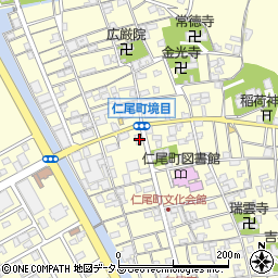 香川県三豊市仁尾町仁尾丁875周辺の地図