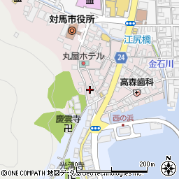 長崎県対馬市厳原町国分1401周辺の地図