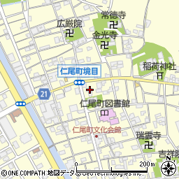 香川県三豊市仁尾町仁尾丁876周辺の地図