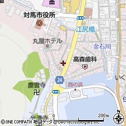 長崎県対馬市厳原町国分1369周辺の地図