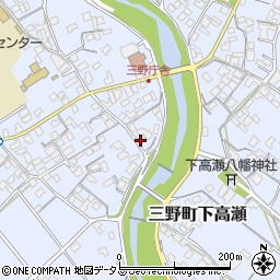 香川県三豊市三野町下高瀬551周辺の地図