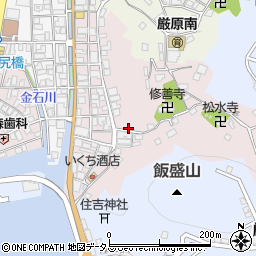 八坂美容院周辺の地図