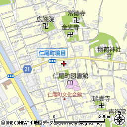 香川県三豊市仁尾町仁尾丁871周辺の地図