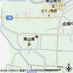 和歌山県和歌山市山東中135周辺の地図
