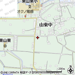 和歌山県和歌山市山東中172周辺の地図