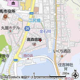 長崎県対馬市厳原町国分1301周辺の地図