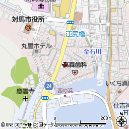 長崎県対馬市厳原町国分1362周辺の地図