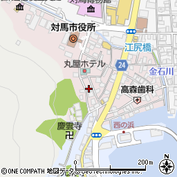 長崎県対馬市厳原町国分1404周辺の地図