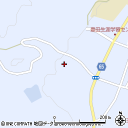 山口県下関市豊田町大字矢田358-8周辺の地図