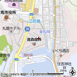 長崎県対馬市厳原町国分1314周辺の地図