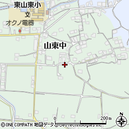 和歌山県和歌山市山東中199周辺の地図