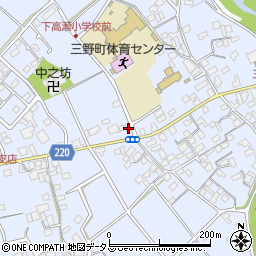 百十四銀行三野町 ＡＴＭ周辺の地図