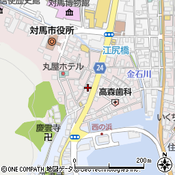 長崎県対馬市厳原町国分1371周辺の地図